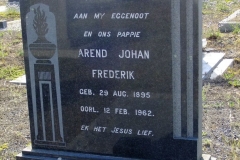 Redelinghuys, Arend Johan Frederik