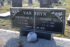 Van Rhyn, Christiaan S. + Loamie C.