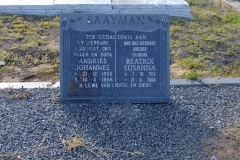 Saayman, Andries Johannes + Beatrix Susanna