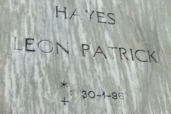Hayes, Leon Patrick