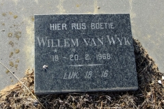 Van Wyk, Willem