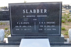 Slabber, P.J.B. + E.H.A.