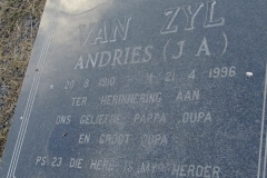 Van Zyl, Andries