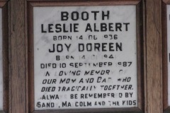 Booth, Leslie Albert + Booth, Joy Doreen