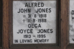 Jones, Alfred John + Jones, Olga Joyce