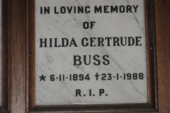 Buss, Hilda Gertrude