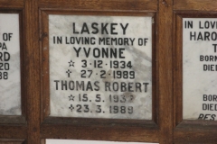 Laskey, Yvonne + Laskey, Thomas Robert