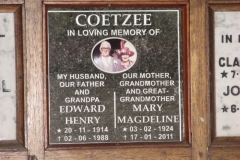 Coetzee, Edward Henry + Coetzee, Mary Magdeline