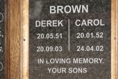 Brown, Derek + Brown, Carol