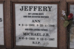Jeffery, Ann + Jeffery, Michael J. B.