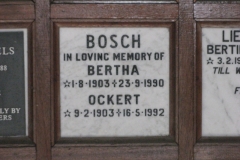Bosch, Bertha + Bosch, Ockert