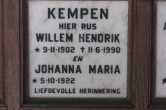 Kempen, Willem Hendrik + Kempen, Johanna Maria