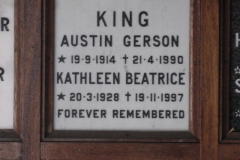 King, Austin Gerson + King, Kathleen Beatrice