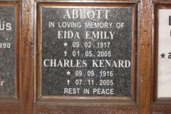 Abbott, Eida Emily + Abbott, Charles Kenard