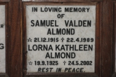 Almond, Samuel Valden + Almond, Lorna Kathleen