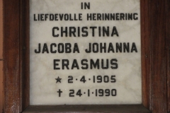 Erasmus, Christina Jacoba Johanna