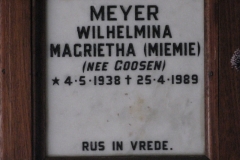 Meyer, Wilhelmina Magrietha (Miemie)