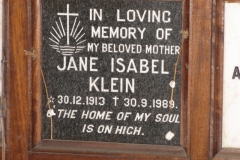 Klein, Jane Isabel
