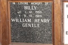 Gentle, William Henry (Billy)