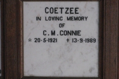 Coetzee, C. M. Connie