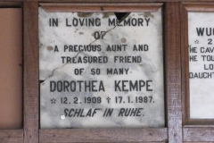 Kempe, Dorothea