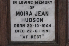 Hudson, Moira Jean