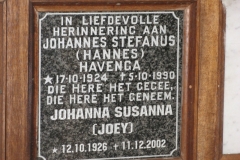 Havenga, Johannes Stefanus (Hannes) + Havenga, Johanna Susanna (Joey)