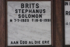 Brits, Stephanus Solomon