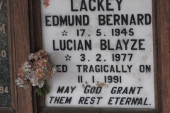 Lackey, Edmund Bernard + Lackey, Lucian Blayze