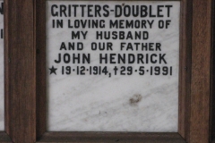 Gritters-Doublet, John Hendrick