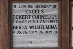 Engels, Ockert Cornelius + Engels, Herta Wilhelmina