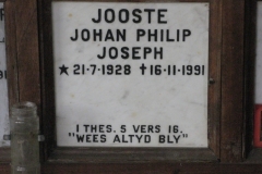Jooste, Johan Philip Joseph