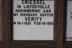 Griessel, Verity