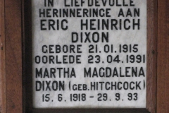 Dixon, Eric Heinrich + Dixon, Martha Magdalena