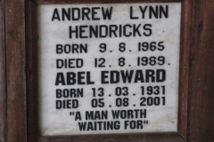 Hendricks, Andrew Lynn + Hendricks, Abel Edward