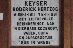 Keyser, Roderick Hertzog