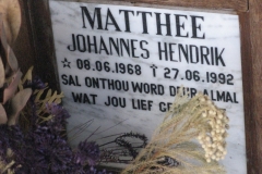 Matthee, Johannes Hendrik
