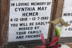 Hemer, Cynthia May