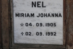 Nel, Miriam Johanna