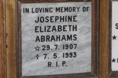 Abrahams, Josephine Elizabeth