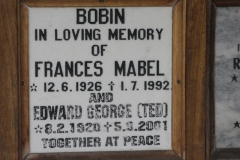Bobin, Frances Mabel + Bobin, Edward George (Ted)