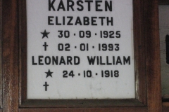 Karsten, Elizabeth + Karsten, Leonard William