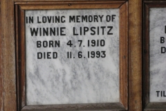 Lipsitz, Winnie