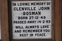 Bosman, Glenville John
