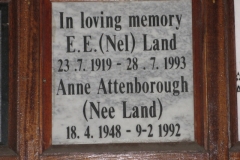Land, E. E. (Nel) + Attenborough, Anne