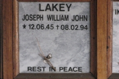 Lakey, Joseph William John