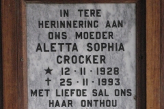 Crocker, Aletta Sophia
