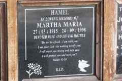 Hamel, Martha Maria