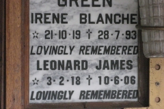 Green, Irene Blanche + Green, Leonard James