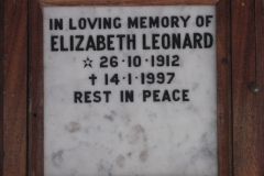 Leonard, Elizabeth